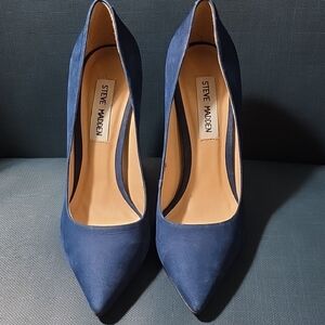 Steve Madden Navy Blue Heels